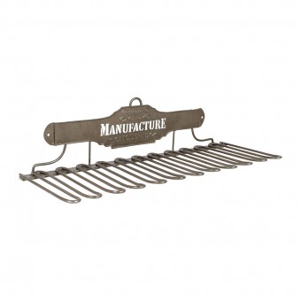 Manufacture - Porte verres rack gris zinc