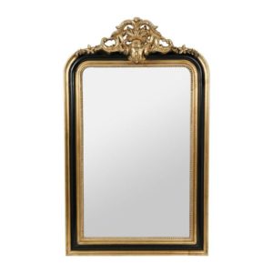 Miroir féérie  cadre en bois peint.