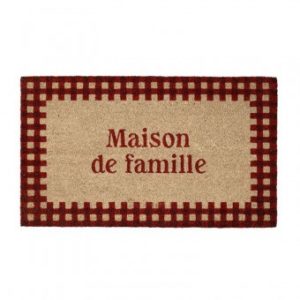 Paillasson en coco décoratif