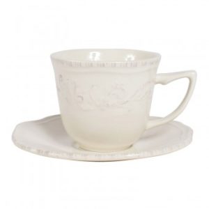 Tasse à thé avec soucoupe "Lise" Lot 6