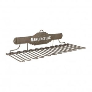 Porte verres rack  gris zinc