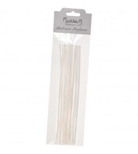Sachet de 18 tiges de Moelle Blanchie 25 cm