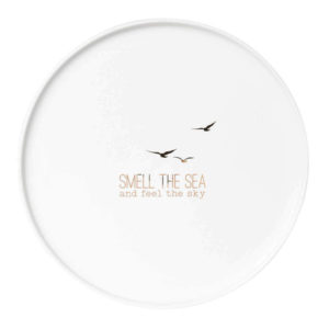 Assiette plate porcelaine