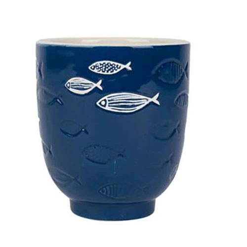 Gobelets en faïence bleu et blanc – Image 4
