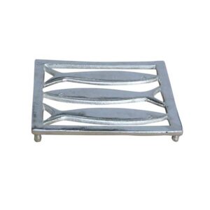 Dessous de plat aluminium 3 poissons
