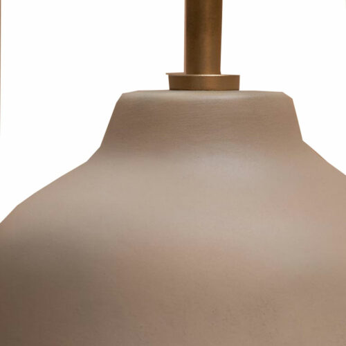 Lampe céramique et jute à poser – Image 2
