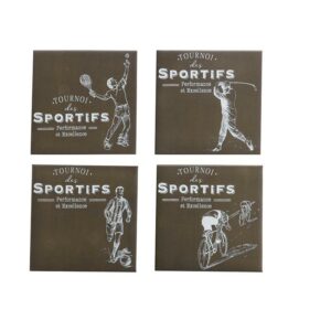 Dessous de verre décoratif - Tournoi des Sportifs