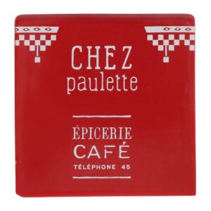 Dessous de verre décoratif - Chez Paulette